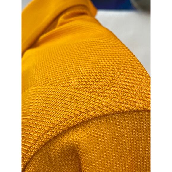 Nike Polo GOLF Shirt Mens Orange Stripe XL Tiger Woods Collection - Picture 12 of 13